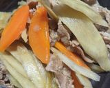 メインの一皿になる！肉入りきんぴら作り方7写真