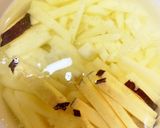 レンジ梅干しカレー豚こまのせドーム蒸し作り方2写真