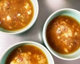 レンジ梅干しカレー豚こまのせドーム蒸し作り方9写真