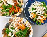 レンジ梅干しカレー豚こまのせドーム蒸し作り方12写真