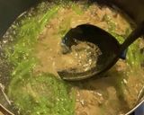 山菜ミズのお味噌汁作り方2写真