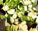 鸡蛋拌面＊卵と野菜の混ぜ麺作り方4写真
