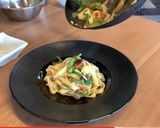 春の彩りコオロギパスタ作り方7写真