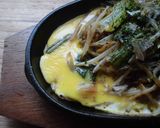 鉄板オム焼きそば♫作り方3写真