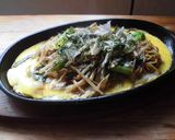 鉄板オム焼きそば♫作り方4写真