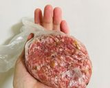 ビニール袋で混ぜる 豚肉ハンバーグ作り方2写真