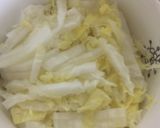 コンビーフと白菜の胡麻和え作り方1写真