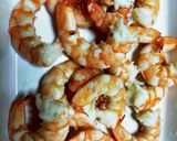 エビチリの米粉生春巻き♪作り方1写真