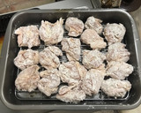 黒胡椒たっぷり手羽先味の唐揚げ作り方3写真