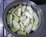 ✿なすと油揚げのお味噌汁✿作り方2写真