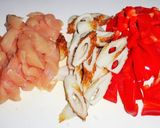 ささみとちくわのカレーマヨ炒め作り方1写真