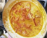 赤エビのトマトクリームパスタ作り方5写真