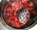 苺のコンフィチュール❇️きび砂糖と蜂蜜で作り方4写真