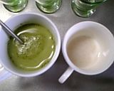 和風♪　ぷるルン抹茶ミルクプリン作り方2写真