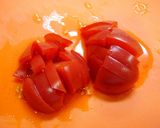 簡単！カプレーゼ☆クリームチーズ作り方1写真