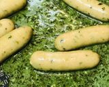 ソーセージ＆ジェノベーゼパスタ作り方2写真