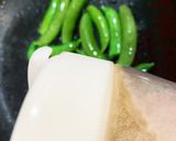 スナップえんどうの炒め物作り方5写真