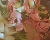 チンゲン菜のクリーム煮〜母の味〜作り方3写真