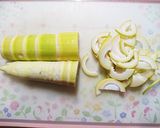 そら豆と古参竹(布袋竹)のお味噌汁作り方2写真