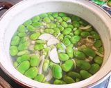 そら豆と古参竹(布袋竹)のお味噌汁作り方5写真