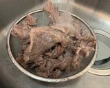 牛すじの煮込み(醤油)圧力鍋なし作り方2写真