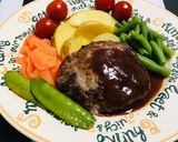 ビニール袋で混ぜる 豚肉ハンバーグ作り方4写真