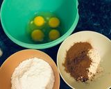 アメリカで★チョコバナナショートケーキ作り方1写真