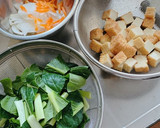 豚肉と厚揚げ、野菜のオイスターソース炒め作り方1写真