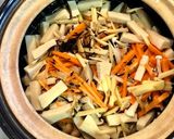 芽ひじきときのこの炊き込みご飯作り方4写真