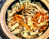 芽ひじきときのこの炊き込みご飯作り方4写真