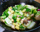 初夏の野菜と厚揚げのカラフル中華うま煮作り方5写真