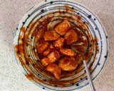揚げずにヘルシー!ひと口ヤンニョムチキン作り方4写真