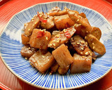 牛蒡と蒟蒻のピリ辛味噌炒め＊作り置き副菜作り方11写真