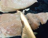 ヘルシー＆節約！【ゆで鶏のラー油葱だれ】作り方3写真