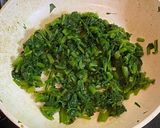 HCMでほうれん草とチーズのパンケーキ作り方2写真