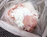 ヘルシー＆節約！【ゆで鶏のラー油葱だれ】作り方5写真