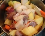 ビーフシチュー～大根でヘルシーに作り方2写真