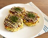 小麦粉の代わりに!パンと豆腐でお好み焼き作り方7写真
