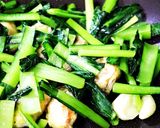 牡蠣と小松菜の醤油バターソテー作り方14写真