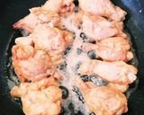 フライパンで手羽元ﾍﾙｼｰ唐揚げ！作り方4写真