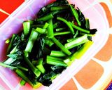 牡蠣と小松菜の醤油バターソテー作り方6写真