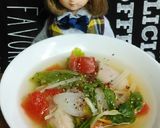 リカちゃん♡ホワイトセロリトマトスープꕤ作り方16写真