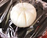 新玉ねぎ丸ごとベーコンチーズ作り方2写真