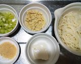 犬ご飯 茄子と鶏のソーメン作り方1写真