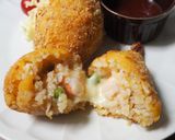 ＊枝豆ピラフのチーズインエビフライ＊作り方10写真