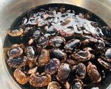 黒糖たっぷり 花豆の柔らか煮豆作り方1写真