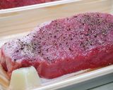 簡単！ステーキの焼き方☆厚切り肉作り方1写真