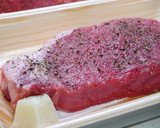 簡単！ステーキの焼き方☆厚切り肉作り方1写真