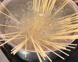 カニカマと水菜の和風スパゲッティ作り方2写真