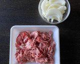 速攻おつまみ♪牛肉のマスタード炒め作り方1写真